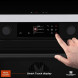 Elementi di Cucina EM9036-ZW-IX-B inductie fornuis - modern- zwart