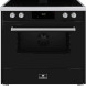 Inductie fornuis ELEMENTI DI CUCINA IM9034-ZW-IX-S met geïntegreerde afzuiging – 90 cm breed