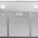 Etna AB290RVS strakke blok afzuigkap - rvs - 90 cm. breed