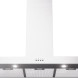 Etna AB290RVS strakke blok afzuigkap - rvs - 90 cm. breed