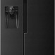 Etna AKV578IZWA blacksteel side-by-side koelkast - nofrost