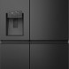 Etna AKV879IZWA vrijstaande side-by-side koelkast - blacksteel