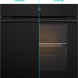 Etna OFS956ZG inbouw combi-stoomoven - zwart