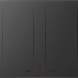 Etna KIF672DS inbouw inductie kookplaat - mat-zwart - 70 cm breed