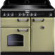 Falcon Classic Deluxe 100 inductie fornuis - olive green