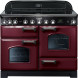 Falcon Classic Deluxe 110 inductie fornuis - cranberry