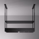 Falmec SPAZIO130BL eiland afzuigkap - zwart glas - 130 cm breed