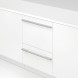 Fisher & paykel DD60DTX6HI1 verhoogde inbouw vaatwasser met 2 lades