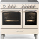 Fratelli VE2920I5FEMIVCR inductie fornuis - 2 ovens - klassiek - ivoor/creme