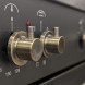 Fratelli VE2960I5FEMANB inductie fornuis - klassiek - antraciet/messing