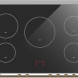 Fratelli VE2960I5FEMANB inductie fornuis - klassiek - antraciet/messing