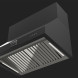 Fulgor Milano FPRHD 362 TC MBK wand afzuigkap - 91,2 cm. breed