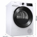 Hisense DH3V800UW/BLX warmtepomp droger - wit