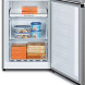 Hisense RB390N4AC2 koelkast - rvs-look - 186 cm.