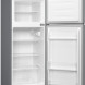 Hisense RT156D4AGF koelkast rvs-look - dubbeldeurs - 118 cm. hoog