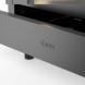 ILVE mat zwart fornuis met soft-close opberglade en dubbele ovenverlichting