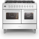 Ilve LD106WMP/WH fornuis wit - 100 cm. breed