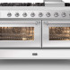 Ilve M15FDNE3/SS fornuis rvs - 150 cm. breed