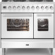 ILVE PD096WE3/WH gas fornuis wit - 90 cm. breed