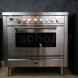 Ilve PI09WE3/SS fornuis inductie rvs - 90 cm. breed