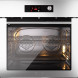 Ilve OV30SLT3/SS oven inbouw rvs - 76 cm. breed