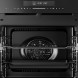 Inventum IMC6035GT inbouw oven met magnetron - nis 60 - zwart