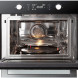 Inventum IMC6044GK inbouw combi-magnetron - zwart glas