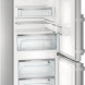 Het interieur van de Liebherr CNPes4858 koelkast rvs