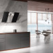 Miele DA6096W schuine wand afzuigkap - zwart - 90 cm