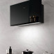 Miele DA9092W Screen wand afzuigkap - zwart glas - verticaal model