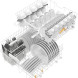 Miele G5132i Brws inbouw vaatwasser - wit bedieningspaneel