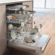 Miele G7623SCi CLST inbouw vaatwasser met rvs bedieningspaneel