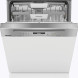 Miele G 7210 Sci clst inbouw vaatwasser - half geintegreerd - rvs paneel