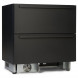 Norcool 60000006 + 8900013831 onderbouw lade koelkast - mat zwart