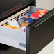 Norcool 60000006 + 8900013831 onderbouw lade koelkast - mat zwart