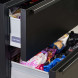 Norcool 60000006 + 8900013831 onderbouw lade koelkast - mat zwart