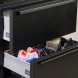 Norcool 60000006 + 8900013831 onderbouw lade koelkast - mat zwart