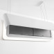 Novy MOOD 7550 eiland afzuigkap wit - recirculatie