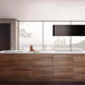 Novy Mood 7552 zwart - eiland afzuigkap - 108 cm. breed