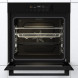 Pelgrim OPP560MAT inbouw oven met pizza functie - matzwart