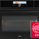 Pelgrim COS834MAT inbouw matzwarte combi-stoomoven met magnetron