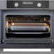 PELGRIM OVS524RVS combi-stoomoven rvs inbouw