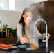 Quooker COMBI+ Flex Round kokend water kraan met boiler
