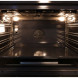 Grote oven 70L en kleine oven 39L van het Steel AP10FF-4M gasfornuis