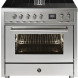Steel EQ9F-4FIKW inductie fornuis met afzuiging
