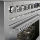 STEEL EQ9F-5FIW fornuis met 91 liter oveninhoud en 9 ovenfuncties