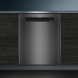 Siemens SN15ZC80CS onderbouw vaatwasser - blacksteel