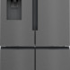 Siemens KF96DAXEA vrijstaande side-by-side koelkast - blacksteel