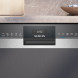 Siemens SN53ES20BE half geintegreerde inbouw vaatwasser met rvs bedieningspaneel