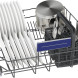 Siemens SN53HS36TE half geintegreerde inbouw vaatwasser - rvs bedieningspaneel